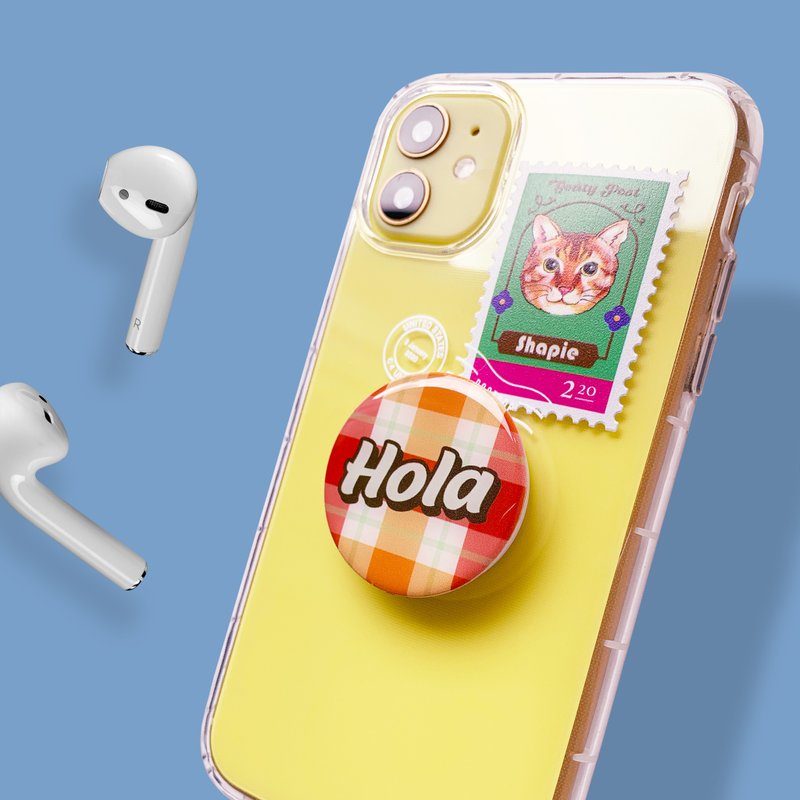 猫猫邮件透明空压手机壳 - 虾皮 ( 防摔软壳 ) - 手机壳/手机套 - 塑料 蓝色