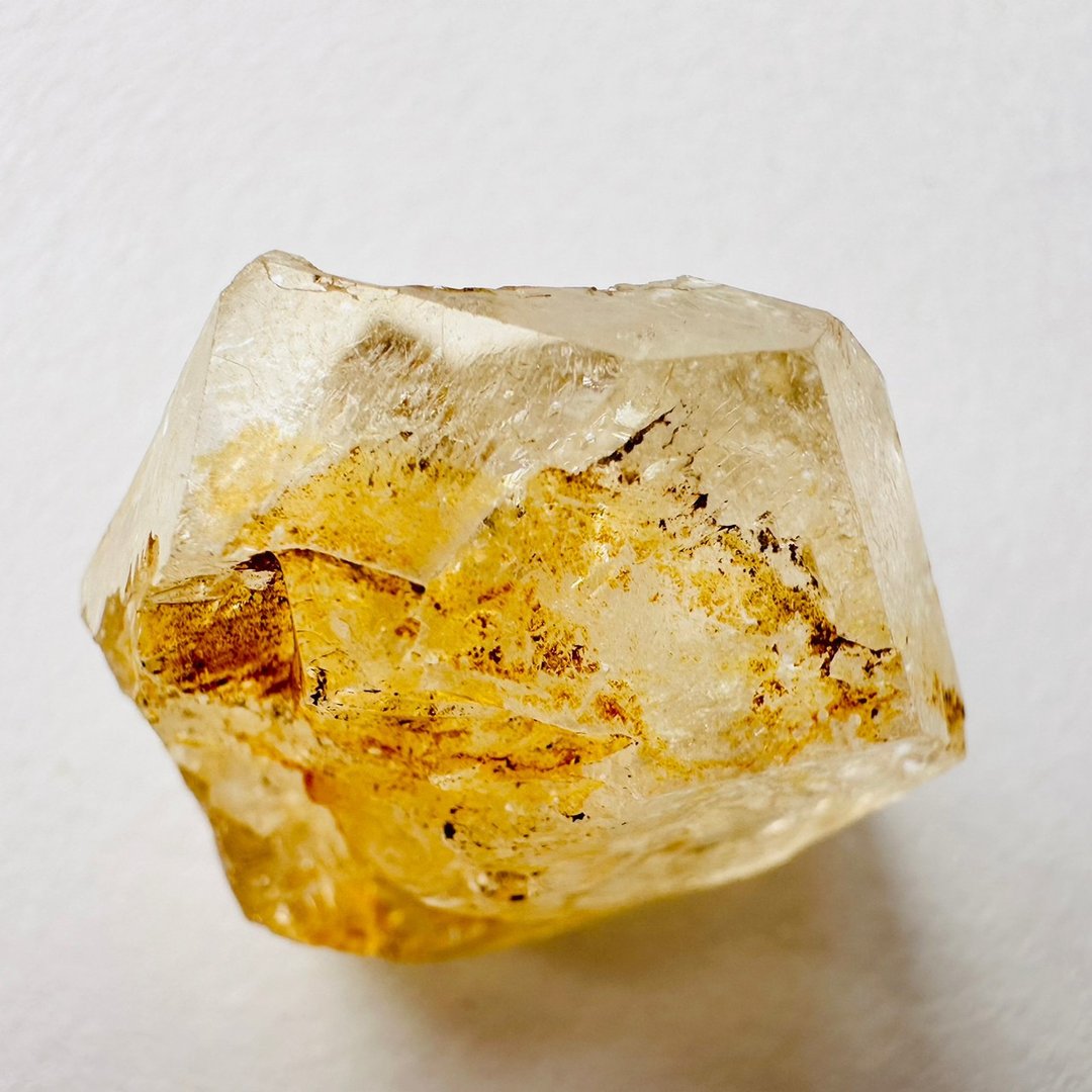 巴基斯坦黄泥骸骨水晶 银11开窗骨干水晶 原石原矿标 磁场脉轮 - 摆饰 - 其他材质 金色
