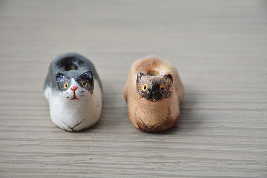 【岁末义卖】奔驰猫 香座 线香座 - 摆饰 - 其他材质 