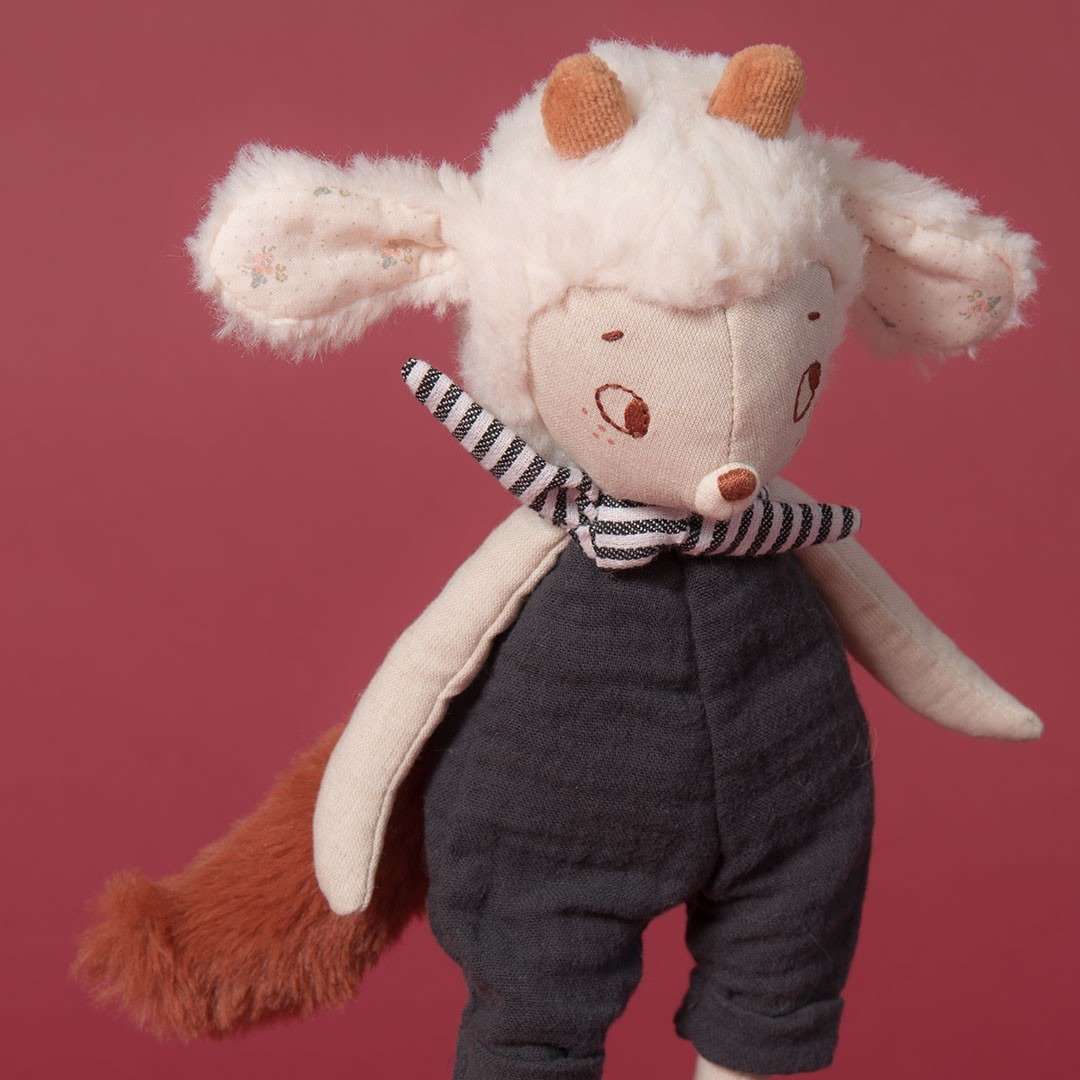 法国 Moulin Roty 雨后系列绵羊玩偶 - 玩具/玩偶 - 棉 多色