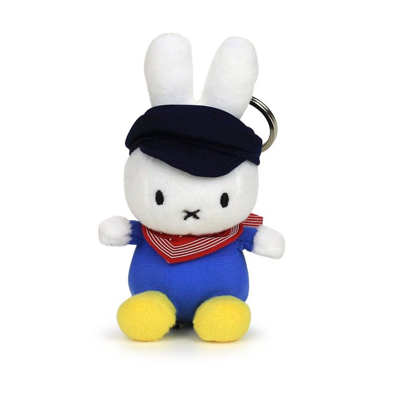 荷兰 Bon Ton Toys | Miffy 米飞兔 钥匙圈 农夫 10cm - 钥匙链/钥匙包 - 其他材质 蓝色