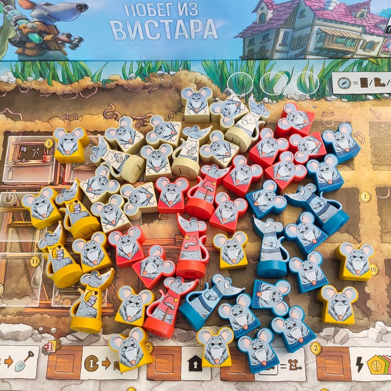 贴纸包与 Rats of Wistar 棋盘游戏兼容 - 其他 - 纸 