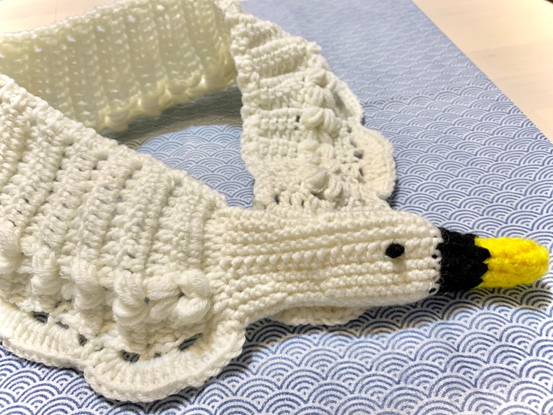 Swan Scarf 编织 天鹅围巾 成人小童码 3色选择 颈巾 亲子系列 - 围巾/披肩 - 羊毛 多色