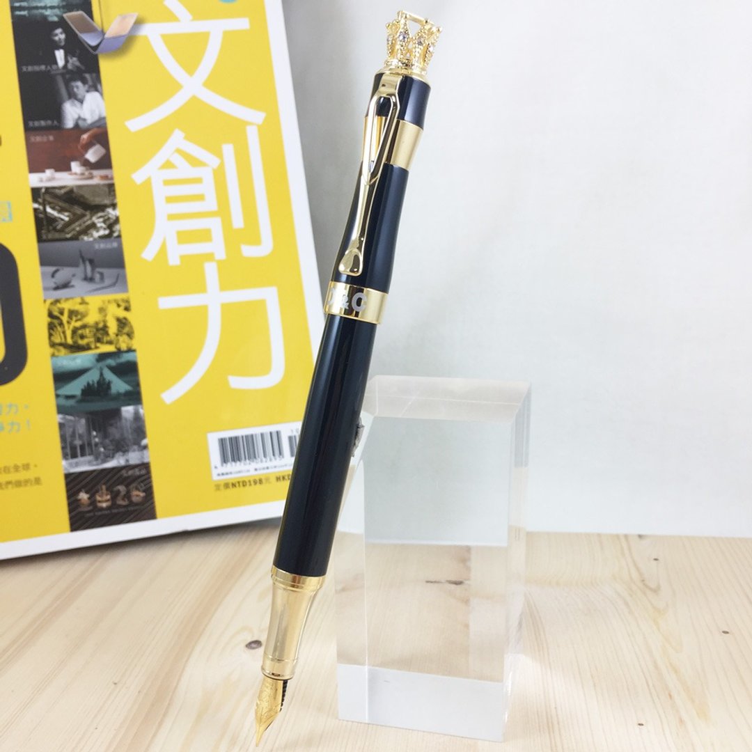 【定制化】【DT&CREATION】龙行天下后冠钢笔 - 黑金 - 钢笔 - 其他金属 金色