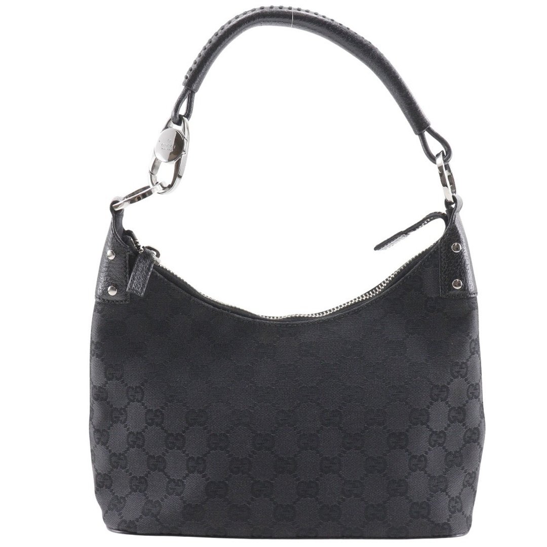 【日本直送】GUCCI 古驰 经典款 GG 帆布 侧肩包 115002 黑色 女款【二手】 - 侧背包/斜挎包 - 其他人造纤维 黑色