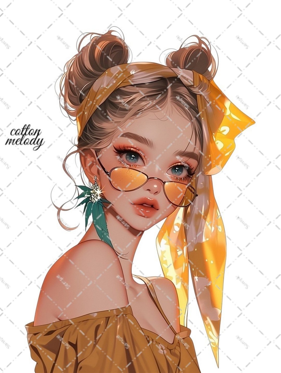 原创贴纸 no.6899 人物贴纸 原创贴纸 人物贴纸 女孩贴纸 原创人物贴纸 - 贴纸 - 纸 