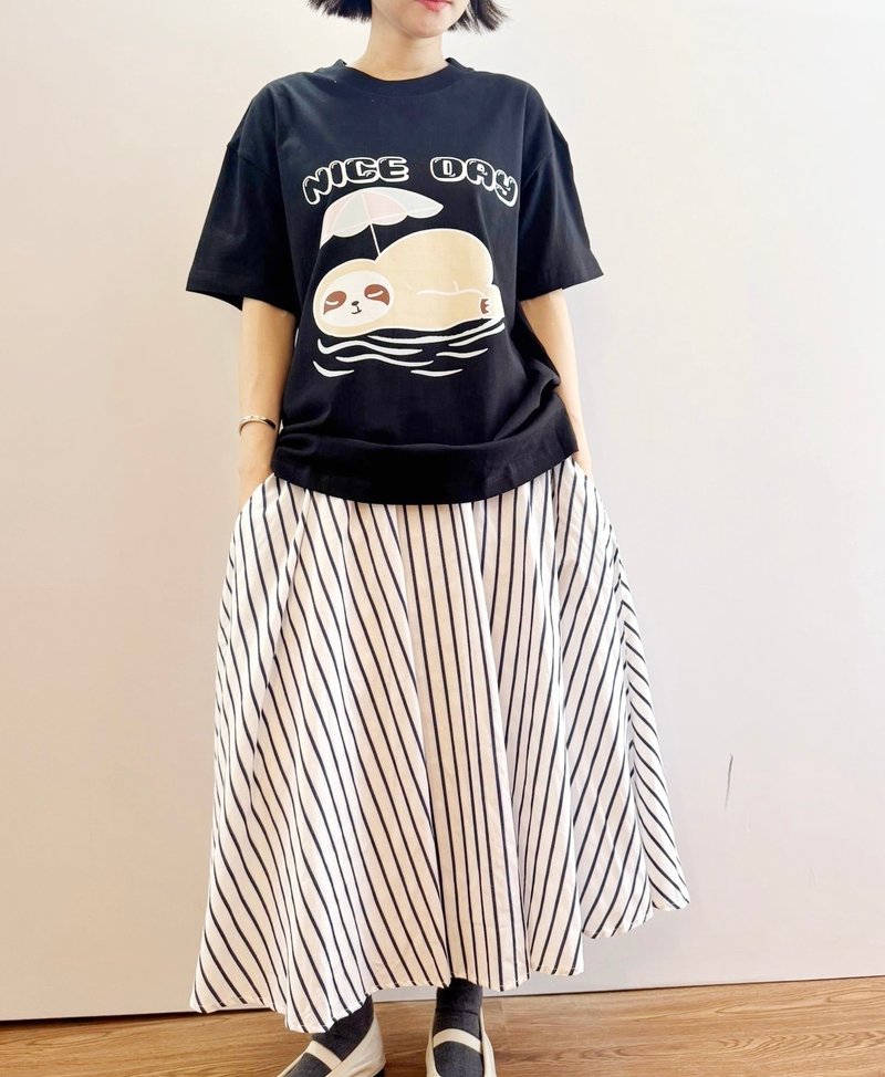 小树懒TEE上衣 - 女装上衣 - 其他材质 