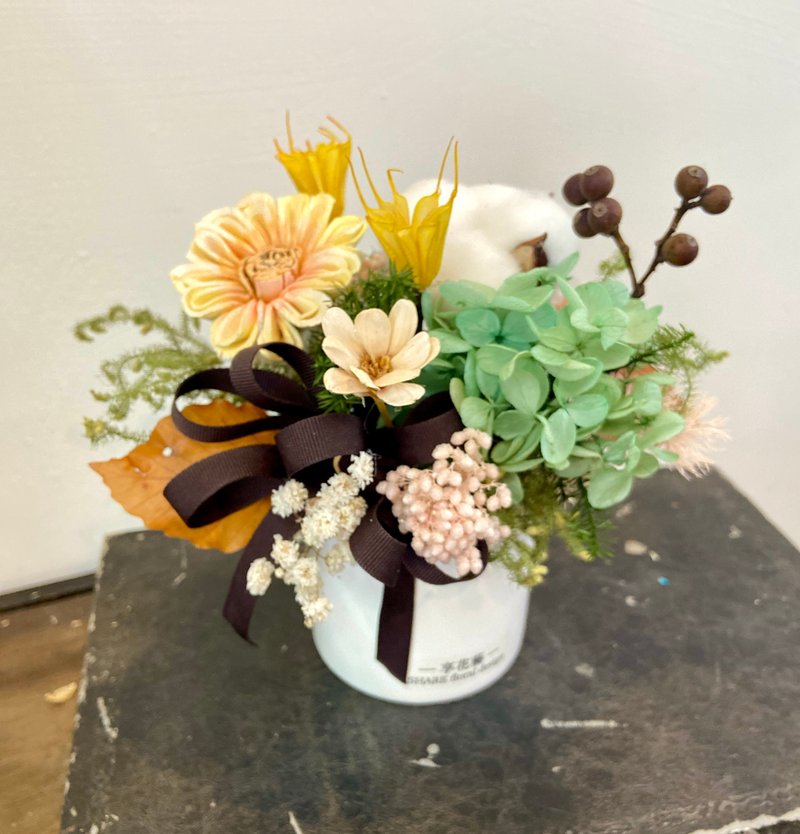 实用干燥桌花 疗愈手作花艺课程 DIY花礼 - 植栽 - 植物．花 