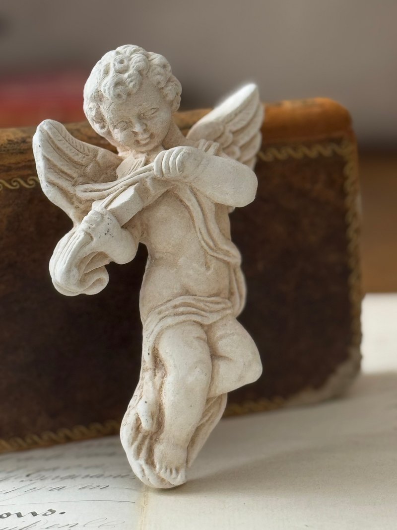 客订50075-经典法国小天使石膏雕像 - 墙贴/壁贴 - 其他材质 