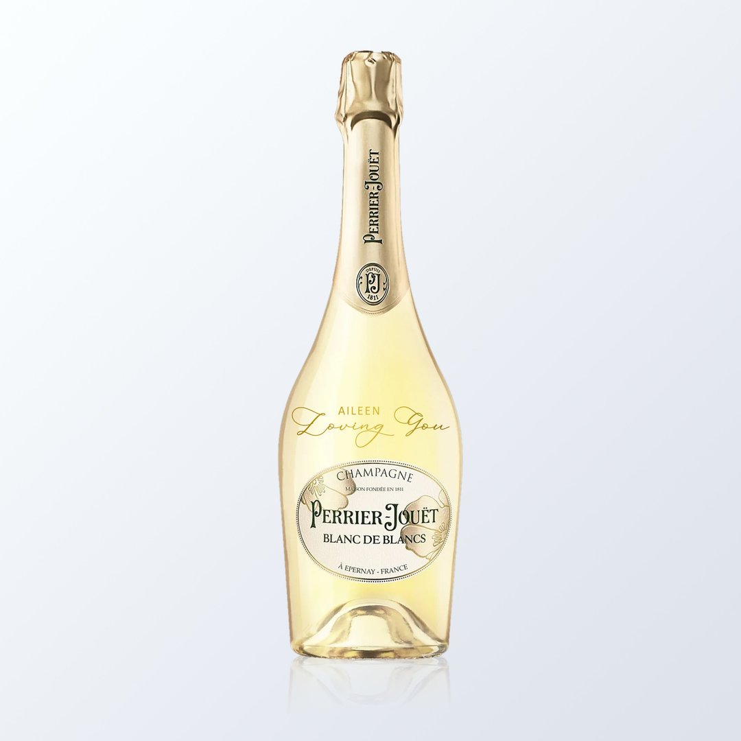 订制礼物| Perrier-Jouët香槟礼物 情人节礼物 定制化礼物 雕刻 - 酒类 - 玻璃 