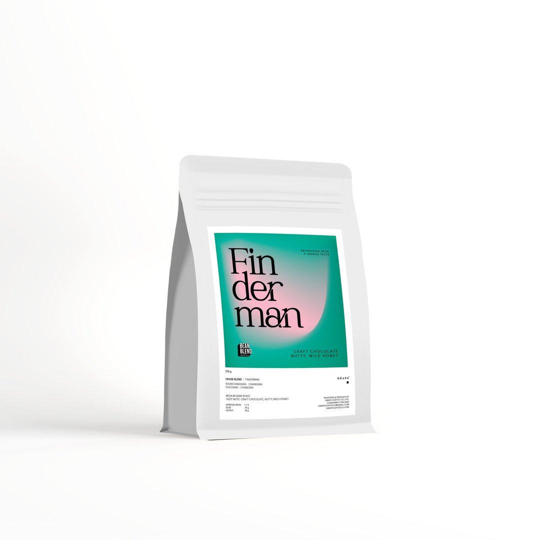 图表 |咖啡豆 HOUSE BLEND - FINDERMAN 1000g。 - 咖啡 - 其他材质 