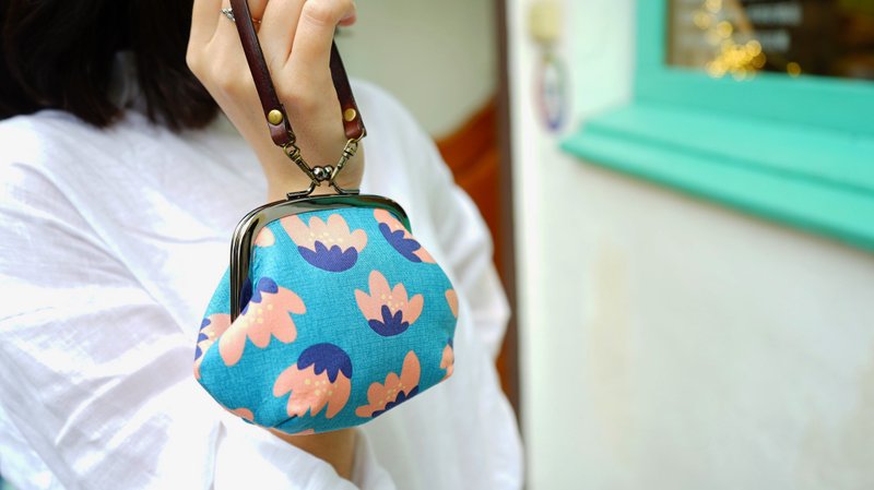 小仓蓝胖包 - 皮夹/钱包 - 棉．麻 