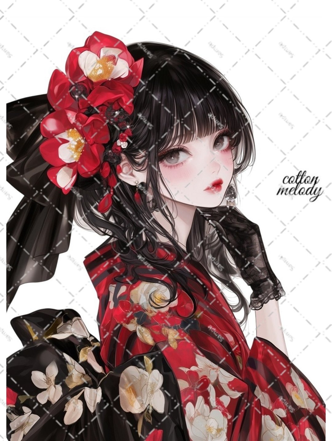 原创贴纸 No.6175 人物贴纸 原创贴纸 人物贴纸 女孩贴纸 原创人物贴纸 - 贴纸 - 纸 