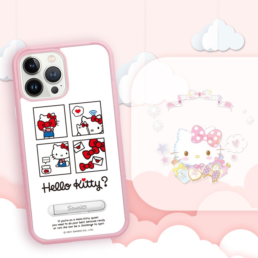 三丽鸥 x imos iPhone 13 全系列 军规防摔立架手机壳-哈啰凯蒂 - 手机壳/手机套 - 其他材质 多色