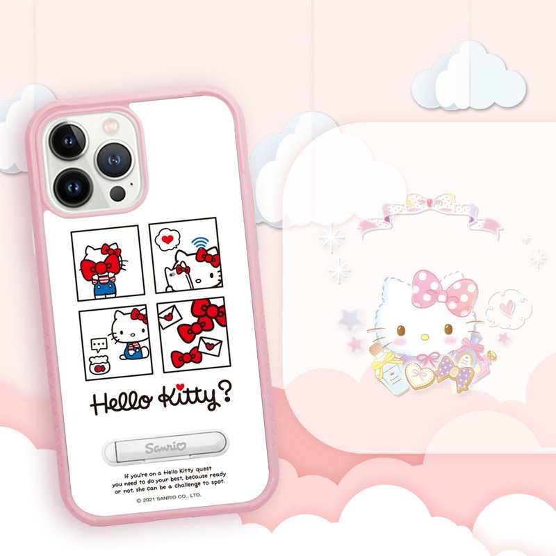 三丽鸥 x imos iPhone 13 全系列 军规防摔立架手机壳-哈啰凯蒂 - 手机壳/手机套 - 其他材质 多色