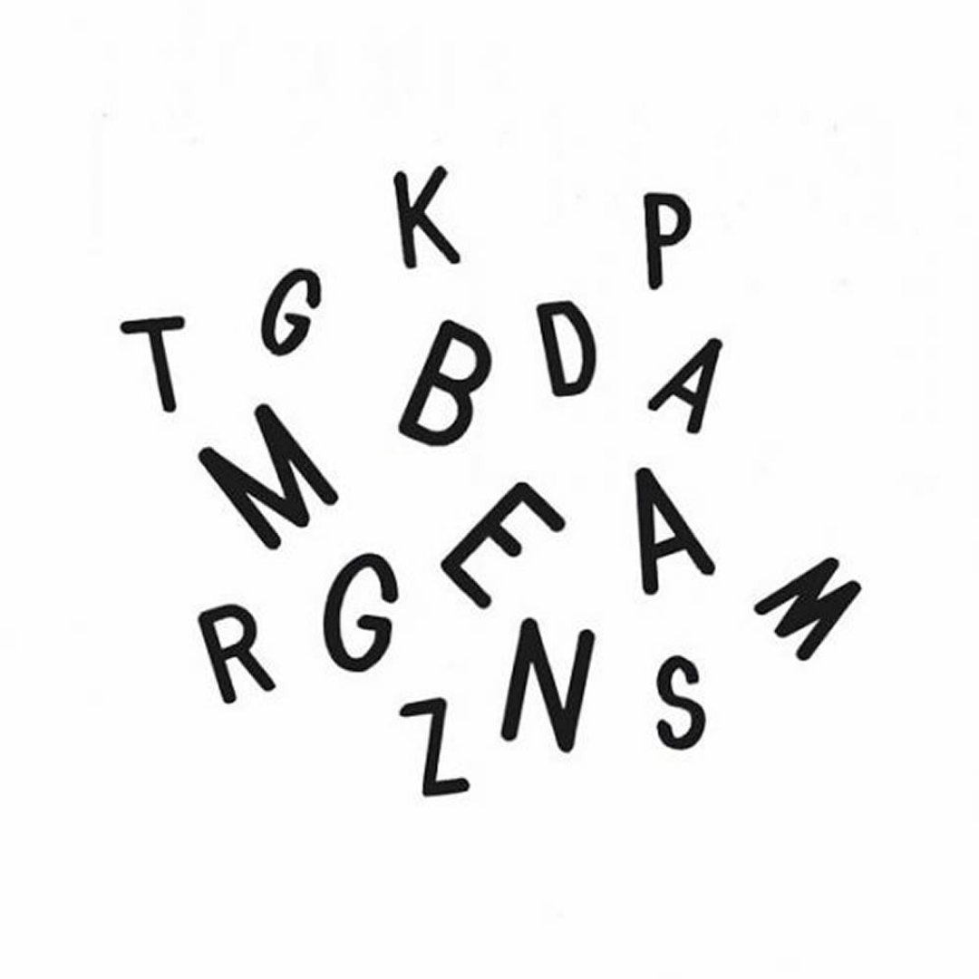 瑞典OMM 黑色字母粒(二尺寸) - 摆饰 - 其他材质 黑色
