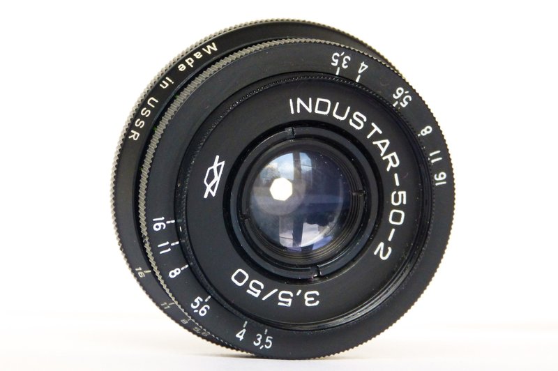 Industar 50-2 苏联黑色薄饼镜头 SLR 3.5/50 M42 介面 KMZ Zenit - 相机 - 其他材质 黑色