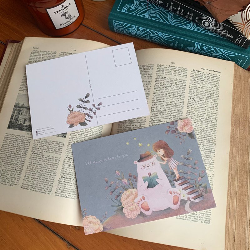 可以的我都陪着你明信片-Seize the day系列_现货 - 卡片/明信片 - 纸 