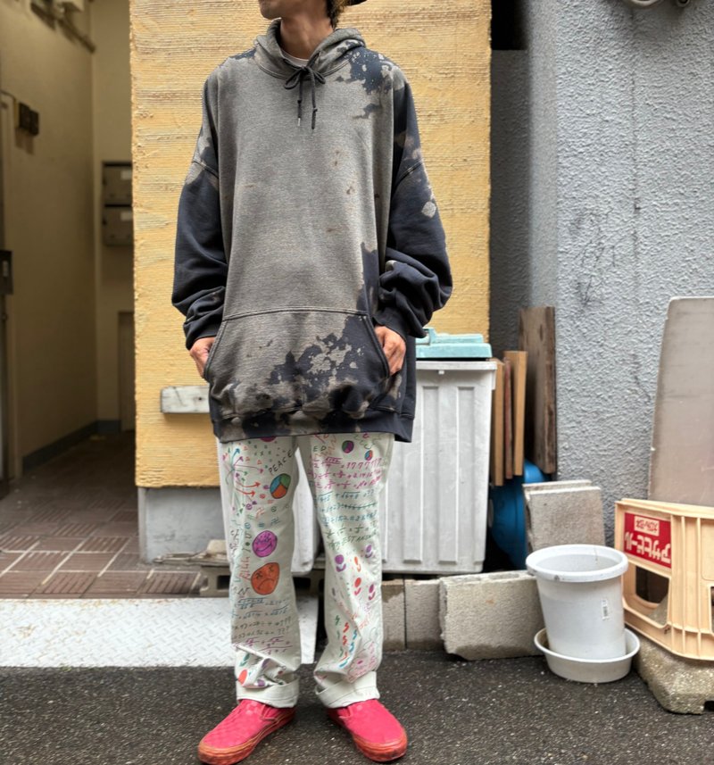 涂鸦裤 - 男士长裤 - 棉．麻 