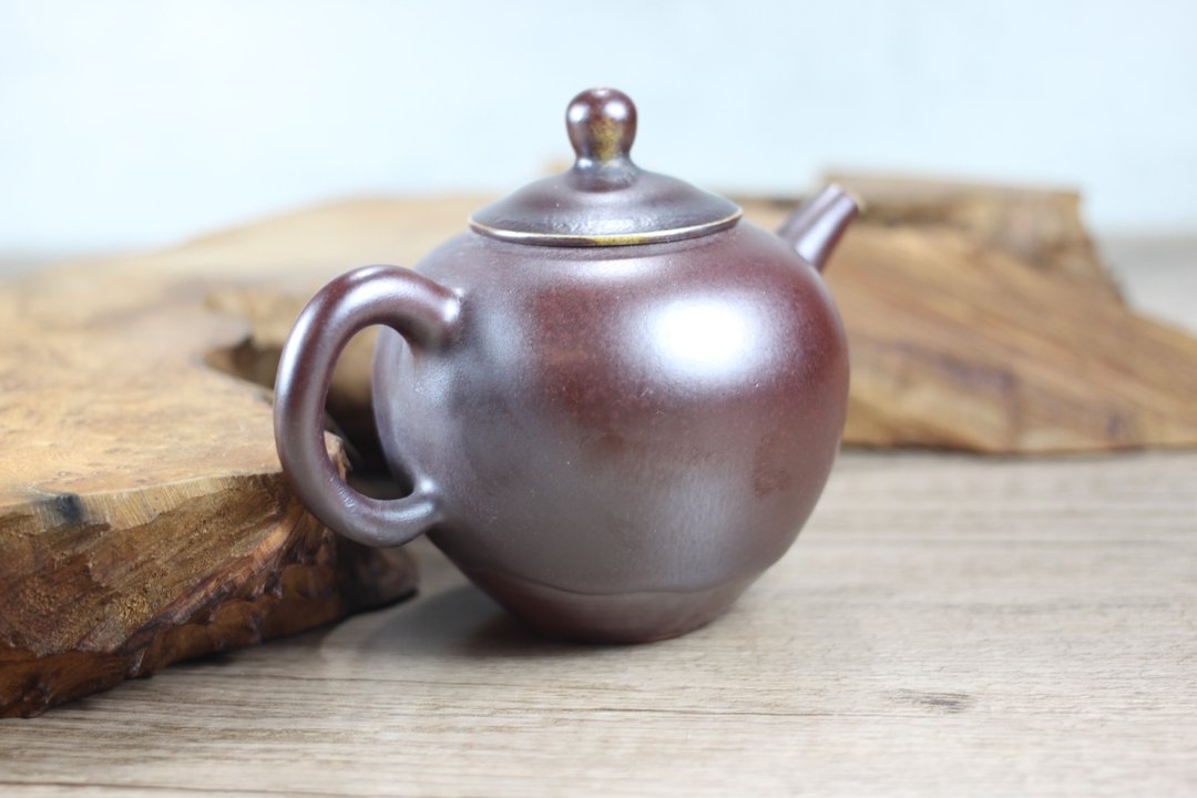 【送礼好物】300ml 天然落灰 柴烧茶壶 名家叶敏祥手作 - 茶具/茶杯 - 瓷 