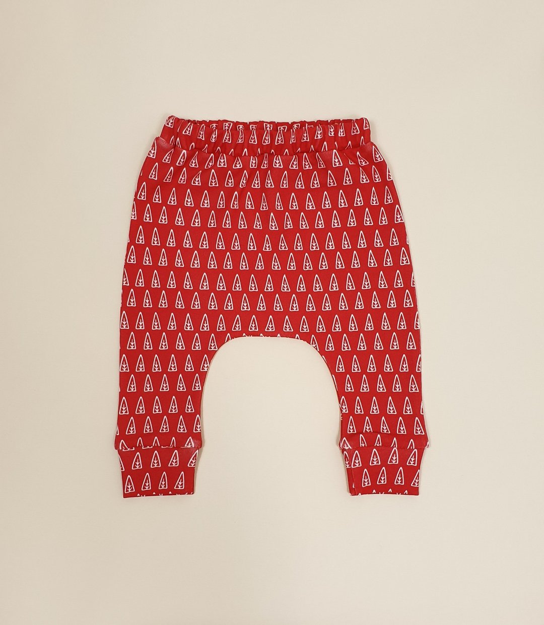 Christmas Trees baby pants, Holiday baby pants, Xmas baby gift, Xmas Red pants - 童装裤 - 棉．麻 多色
