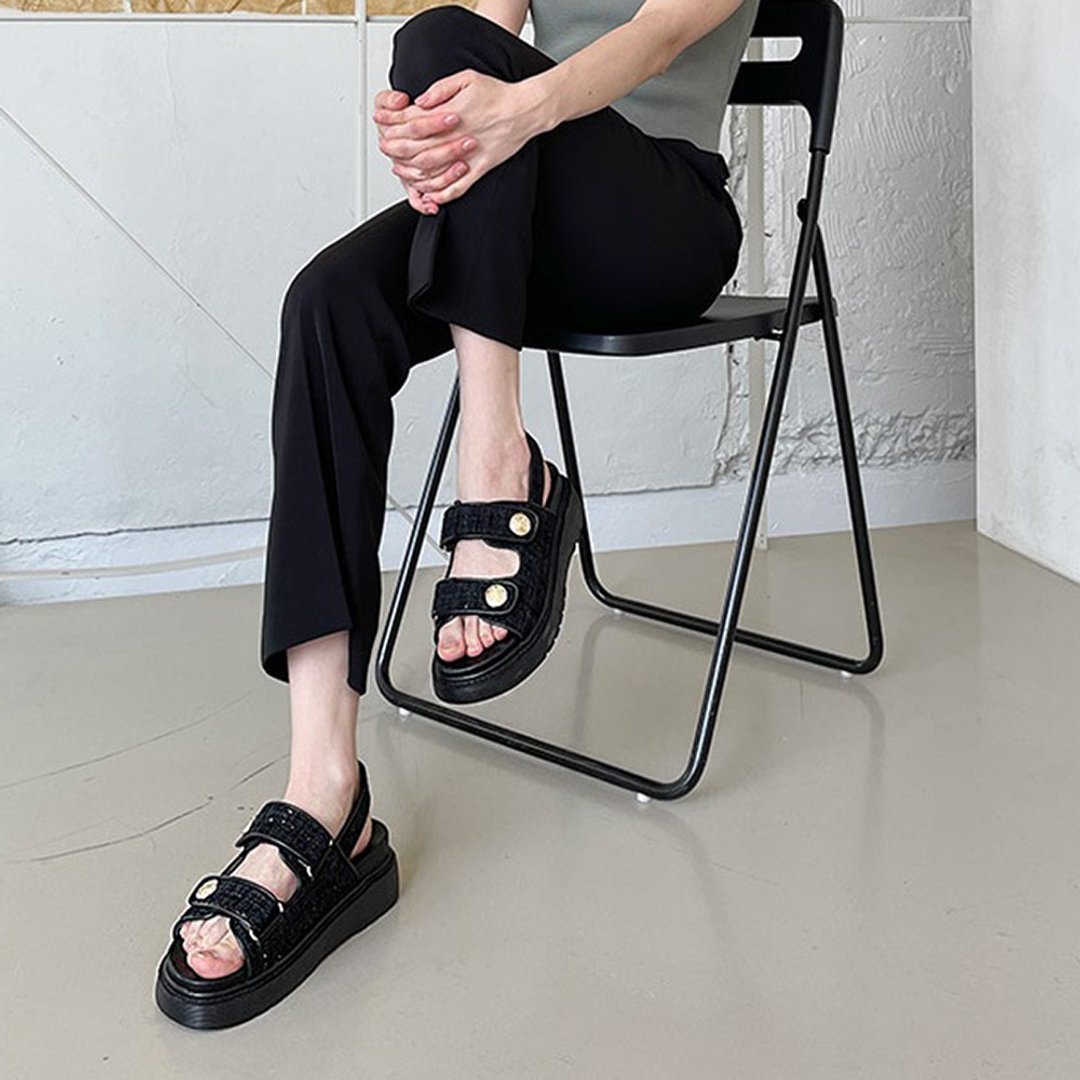 PRE-ORDER – MACMOC Celeb  (BLACK) 涼鞋 - 男女凉鞋 - 其他材质 