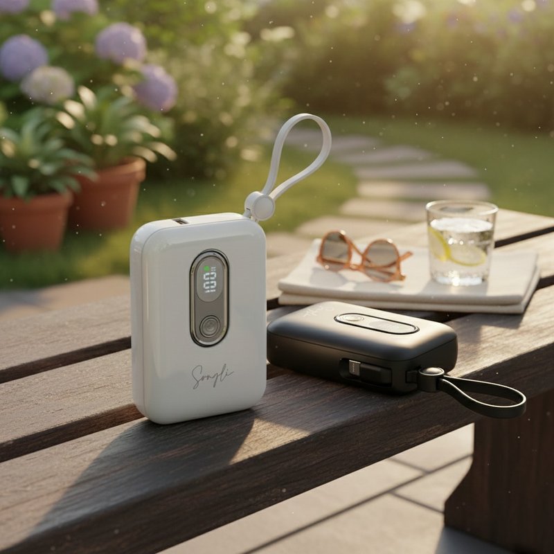 Starlight 迷你行动电源 | 可定制化|10000mAh|自带双线 | 台湾制造 - 充电宝/传输线 - 其他金属 