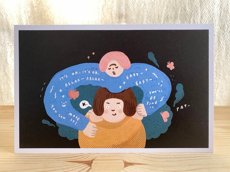 【Self Hug】 - 卡片/明信片 - 纸 