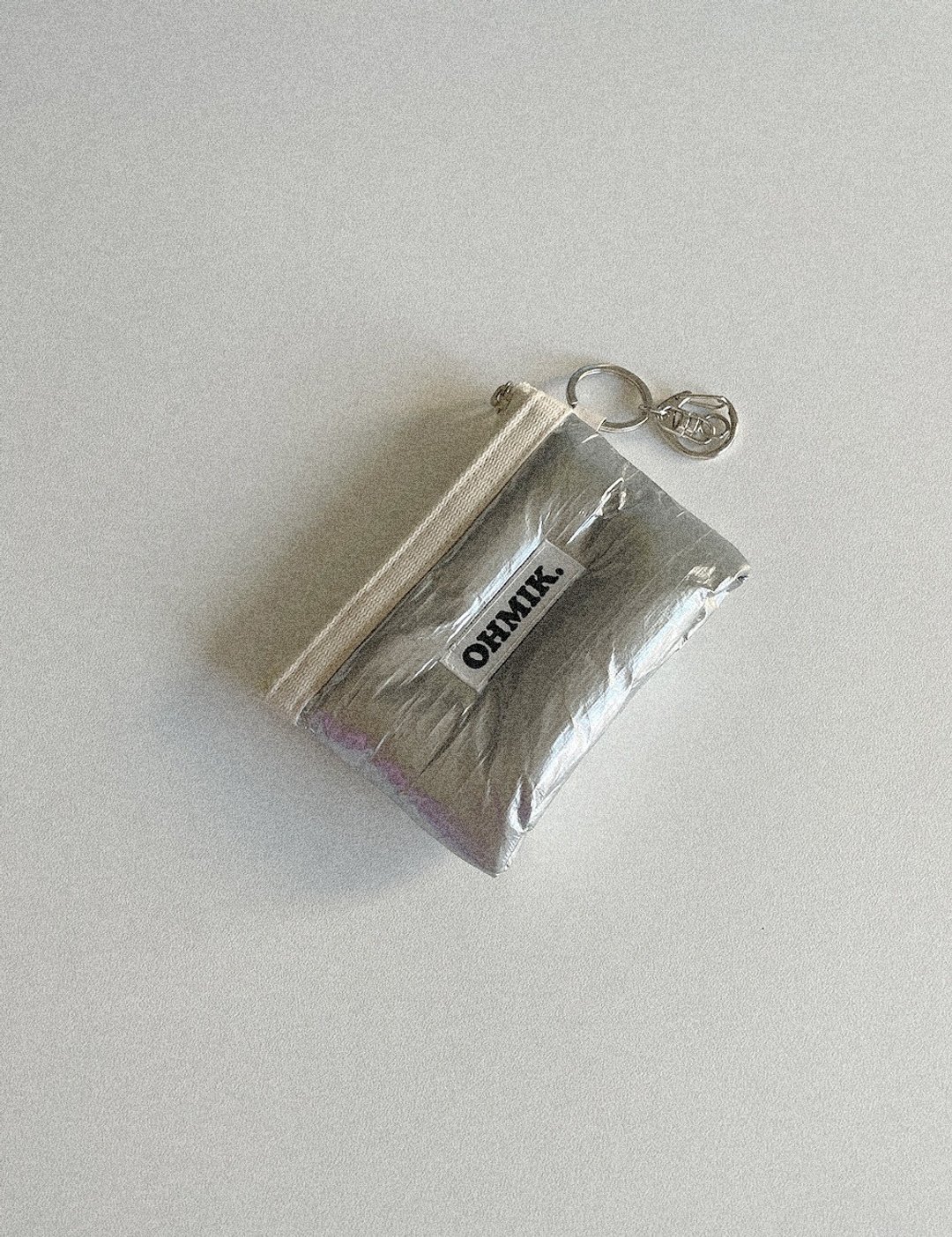Padded Pouch Keyring 005 银色 - 零钱包 - 其他人造纤维 银色