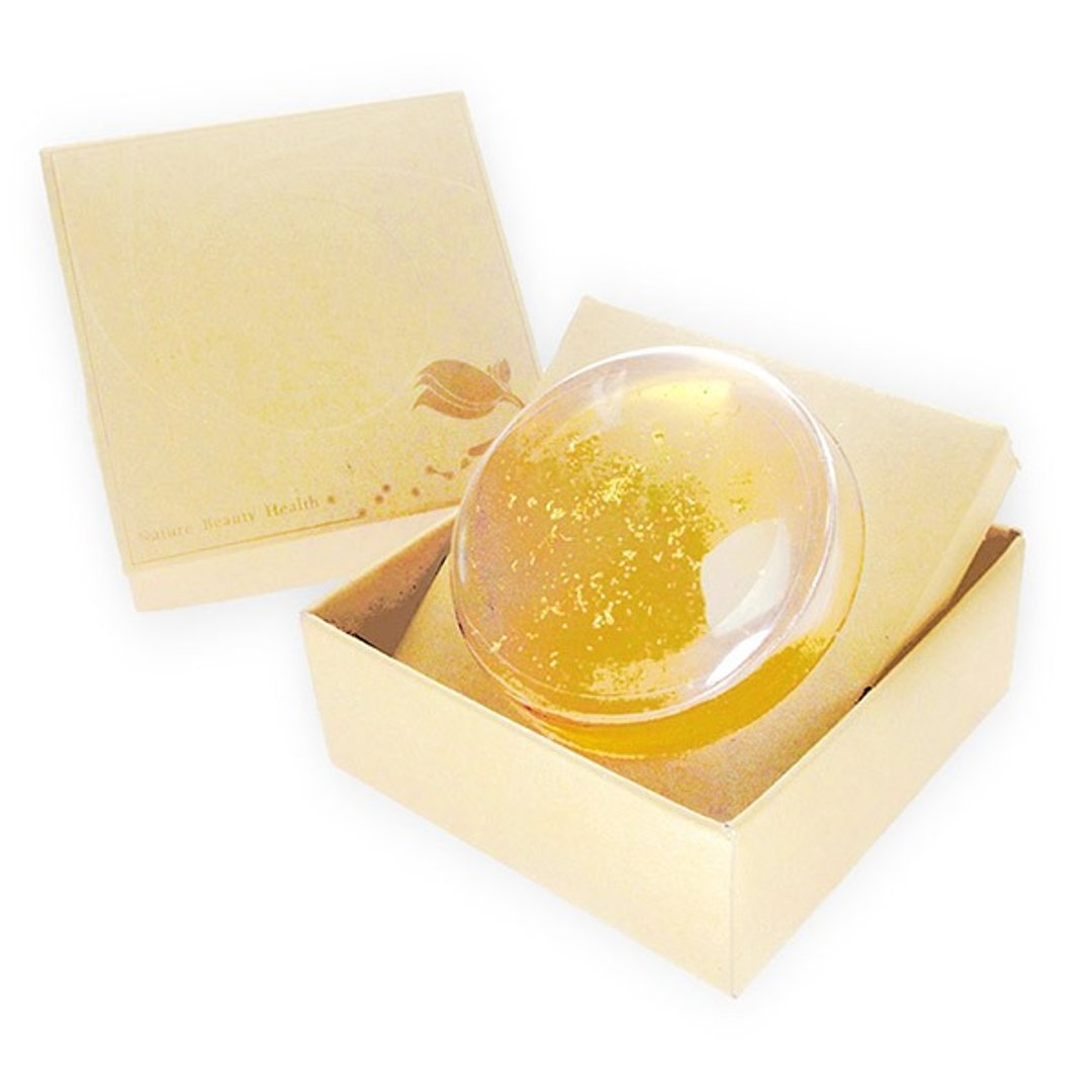 【FLORAL】纯金99.9金箔香氛皂 90g - 脸部清洁/卸妆用品 - 其他材质 金色