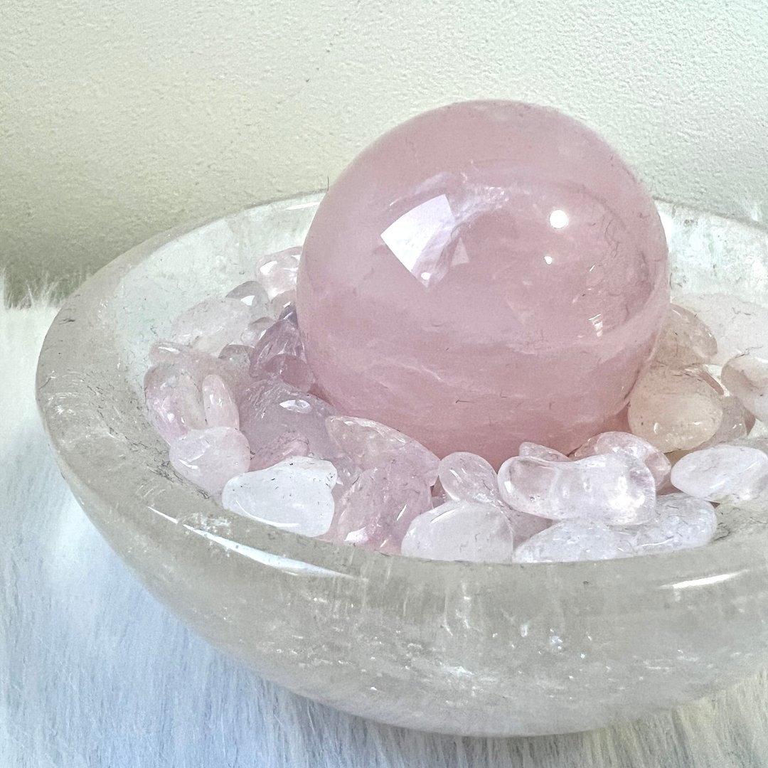 粉晶球风水阵 | 水晶 | 水晶阵 | 水晶摆件 - 摆饰 - 水晶 粉红色