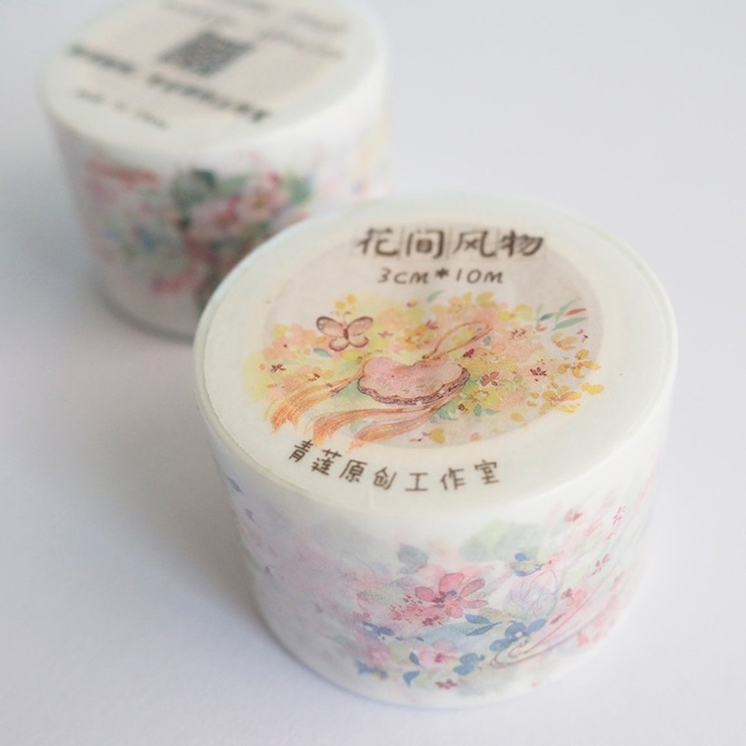 【青莲工作室】 原创和纸胶带 - 花间风物 - 纸胶带 - 纸 