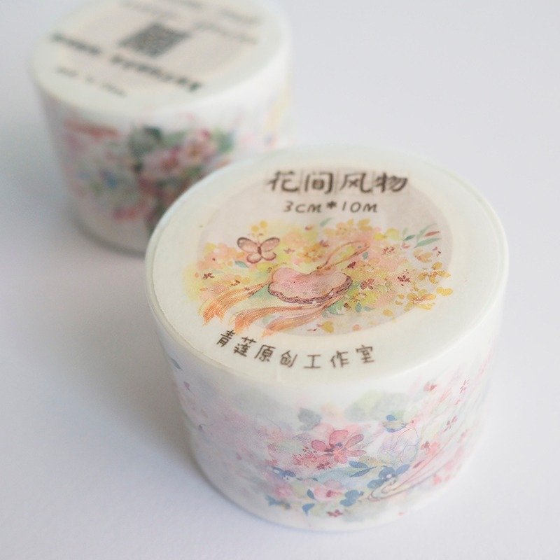 【青莲工作室】 原创和纸胶带 - 花间风物 - 纸胶带 - 纸 