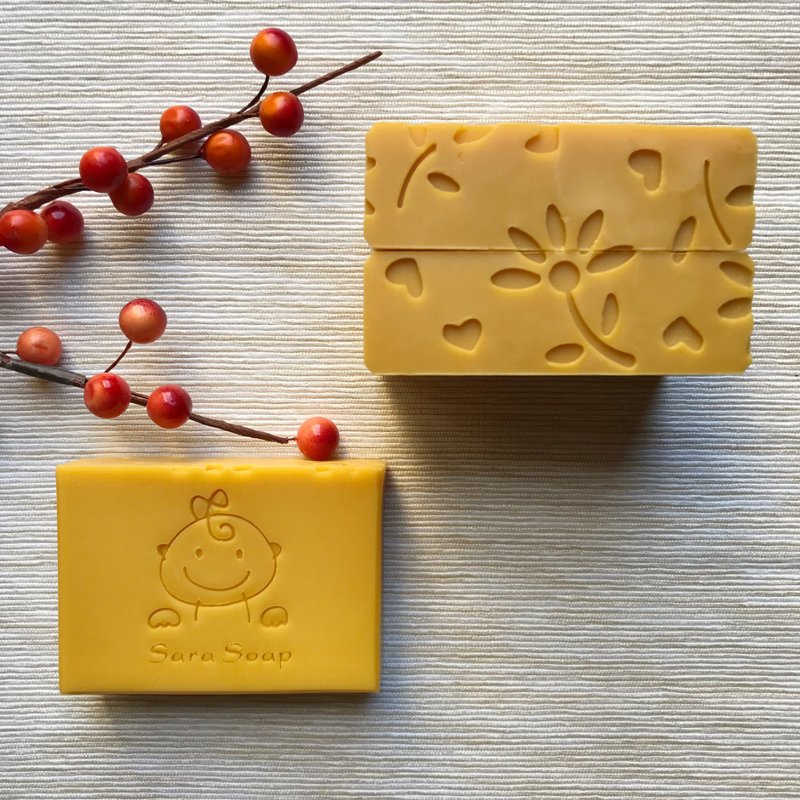 红棕酪梨宝贝皂 I 冷制手工皂 I 滋润款 I baby / 敏感 / 干性肌 - 肥皂/手工皂 - 其他材质 橘色