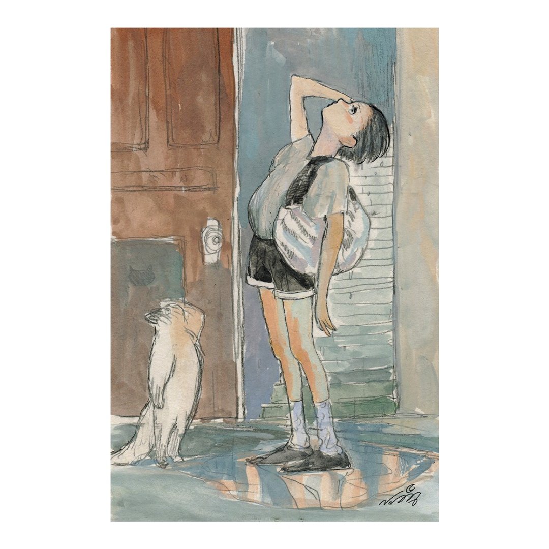 明信片 / 阳光下的骤雨 / NOMA 游牧插画明信片 文具杂货 - 卡片/明信片 - 纸 