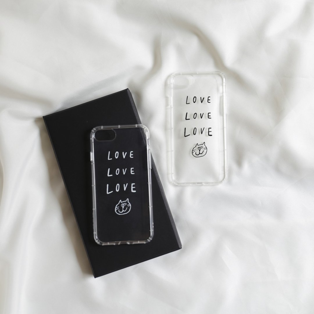 吉普星球插画手机壳 - love and peace - 手机壳/手机套 - 橡胶 透明