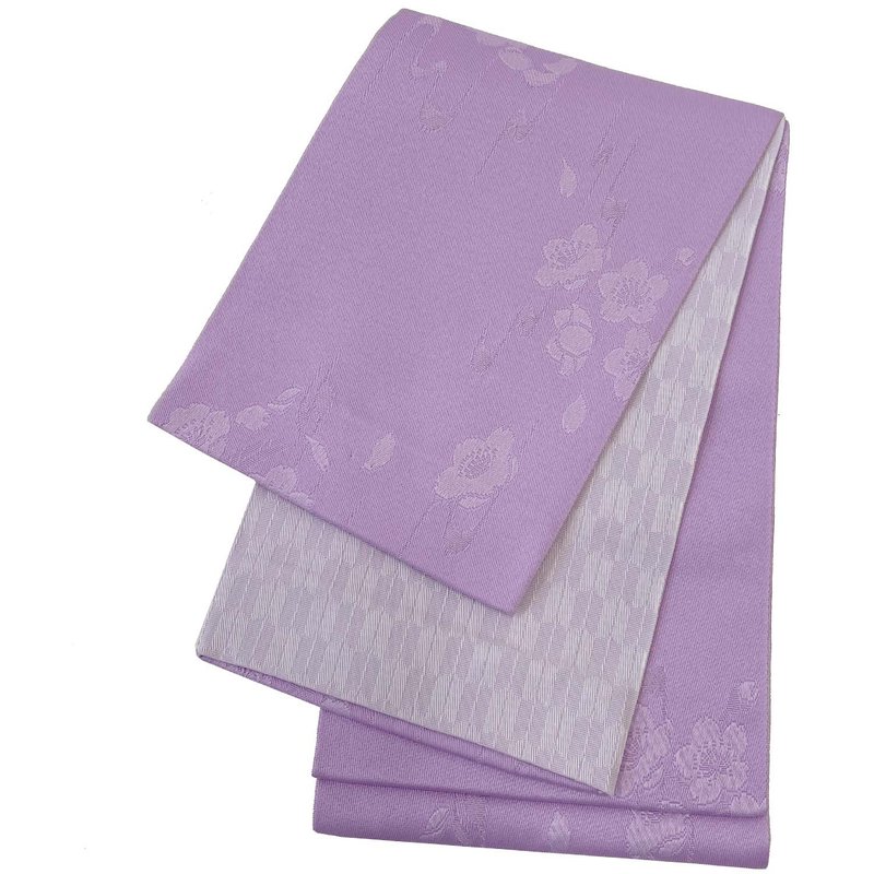 女性 腰封 和服腰带 小袋帯 半幅帯 日本制 浅紫 30 - 皮带/腰带 - 其他材质 紫色