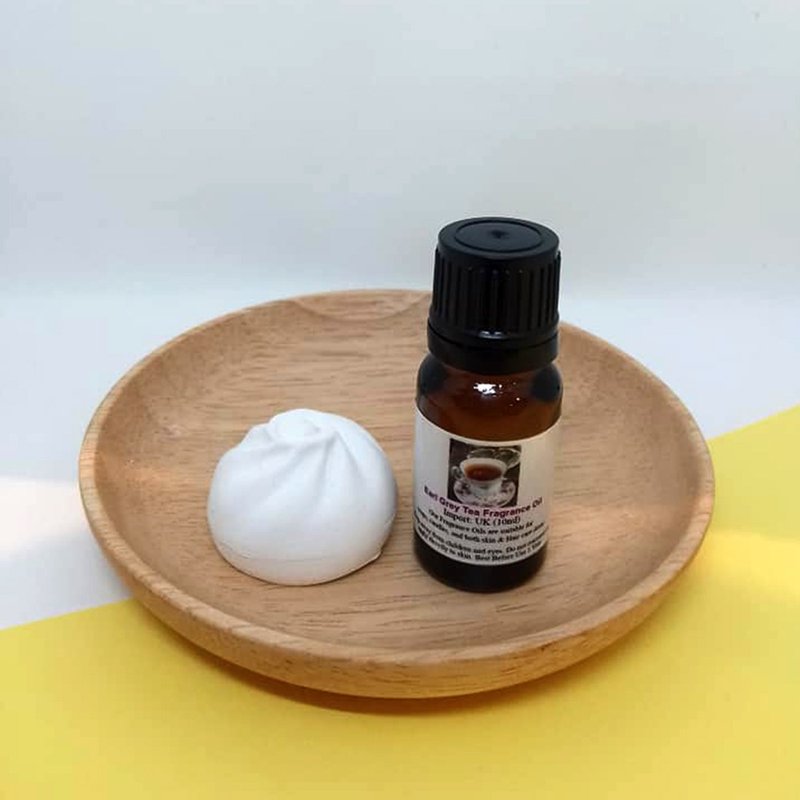造型扩香石配香薰油(伯爵茶) - 香薰/精油/线香 - 其他材质 咖啡色