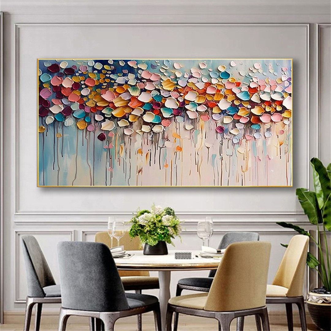 流光岁月  油画/抽象/原创商品/装饰画/挂画客厅餐厅手绘肌理质感 - 海报/装饰画/版画 - 亚麻 