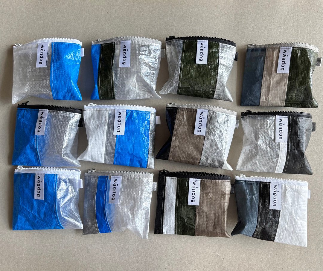 拼布超轻量拒水聚乙烯材质 扁平万用收纳包 - 化妆包/杂物包 - 防水材质 多色