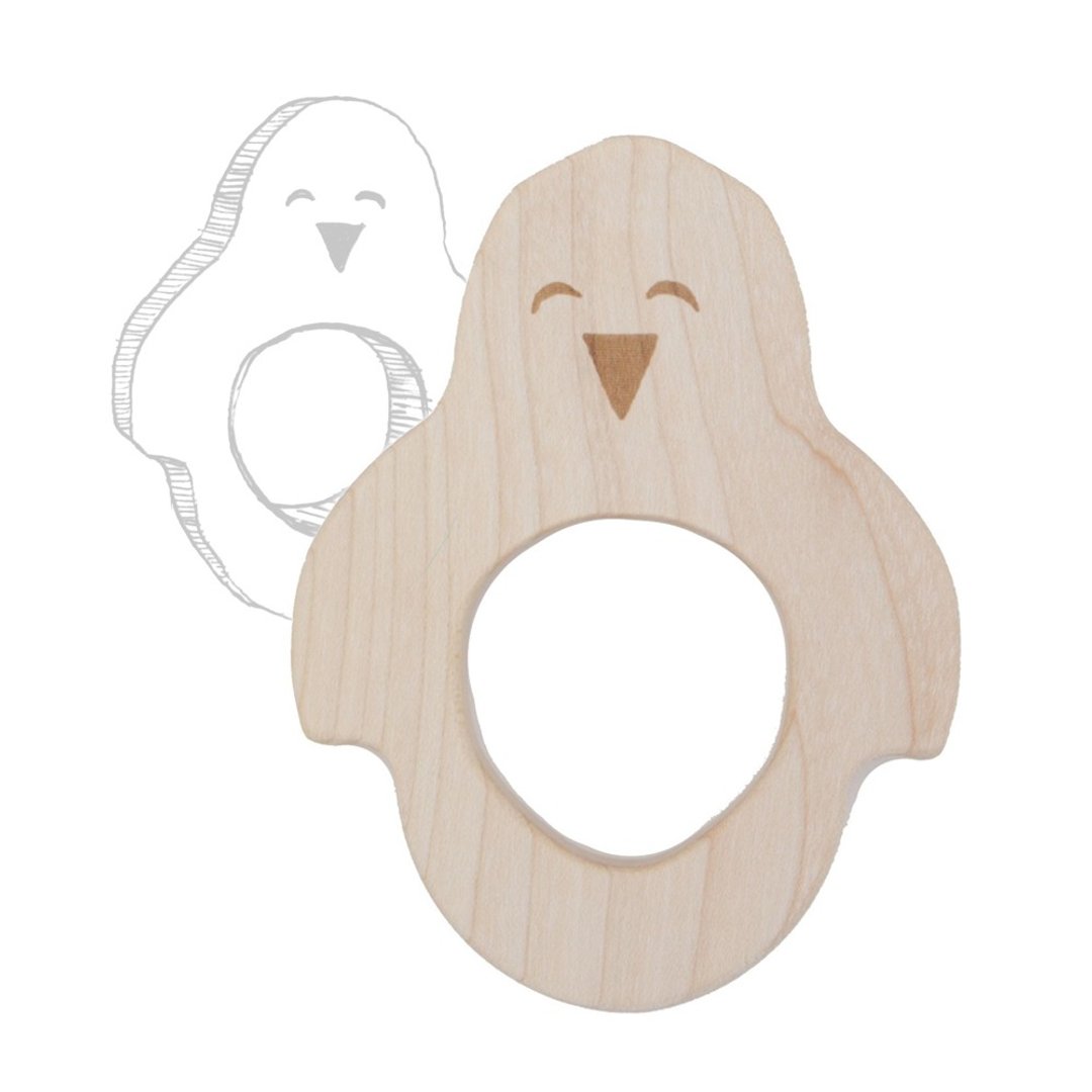 Wooden Story - 固齿器 - 企鹅 - 玩具/玩偶 - 木头 