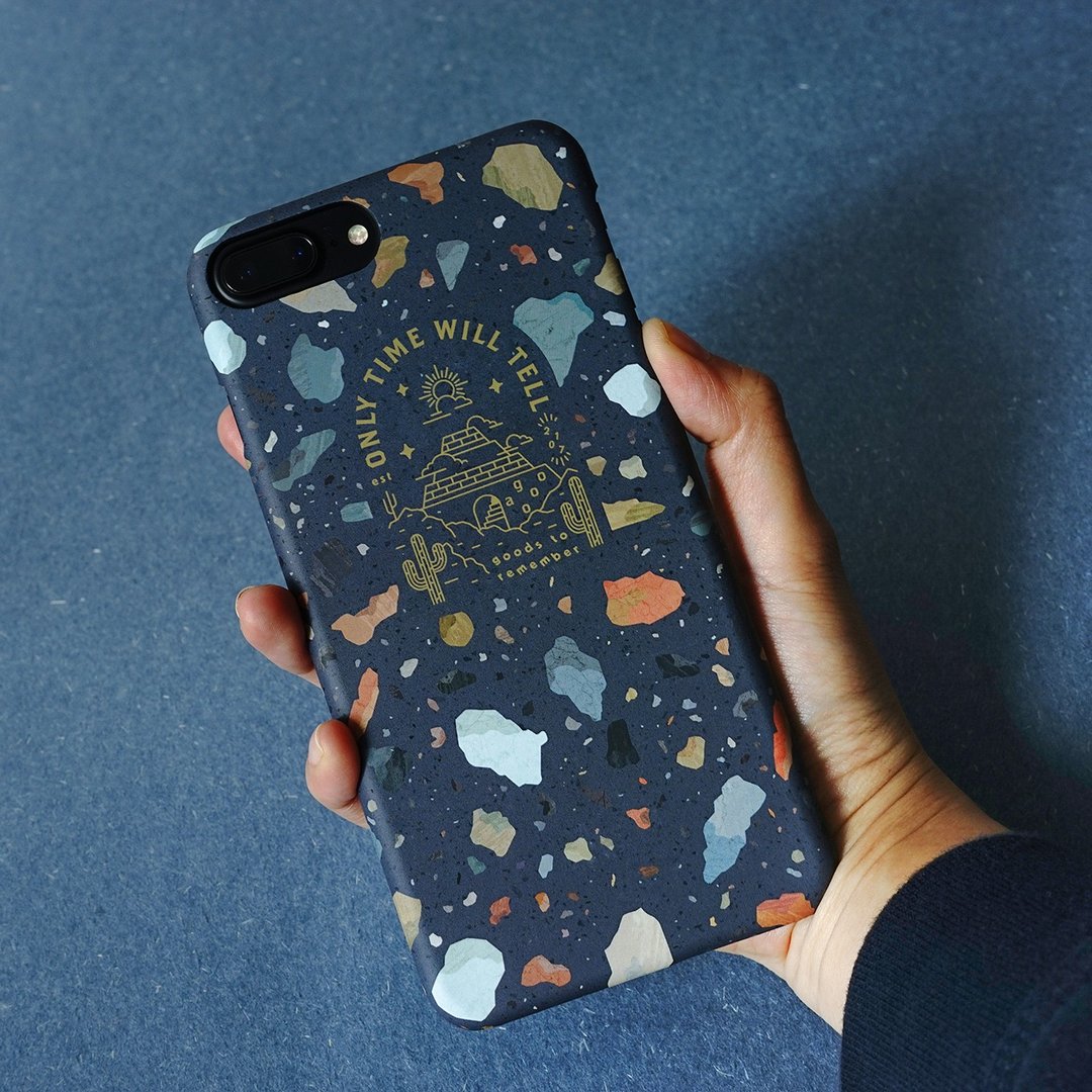 宇宙深蓝 彩石 - 手机壳 iphone X - 手机壳/手机套 - 塑料 蓝色