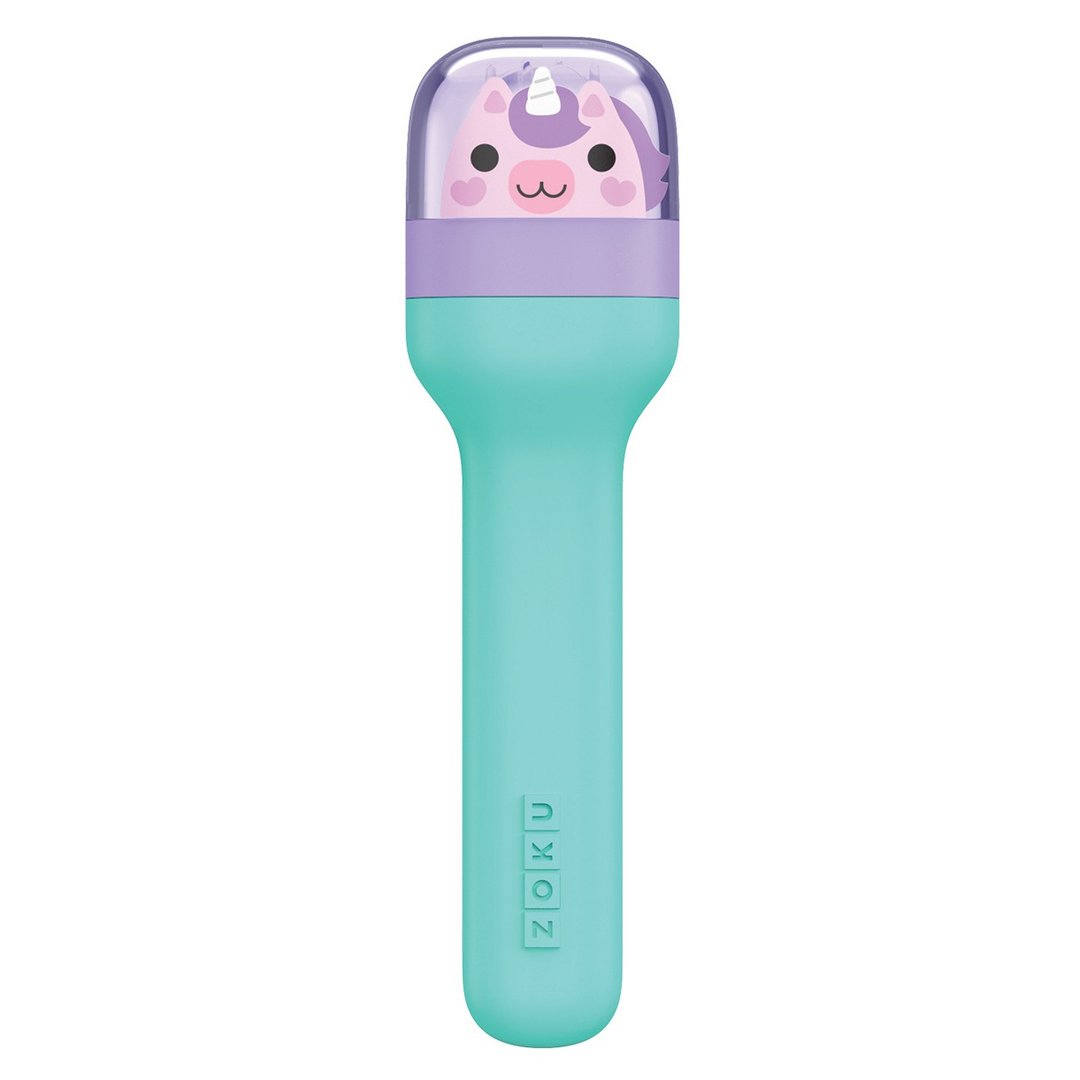 ZOKU 不锈钢外出便携式儿童餐具套装 - 萌萌独角兽 - 餐刀/叉/匙组合 - 不锈钢 紫色