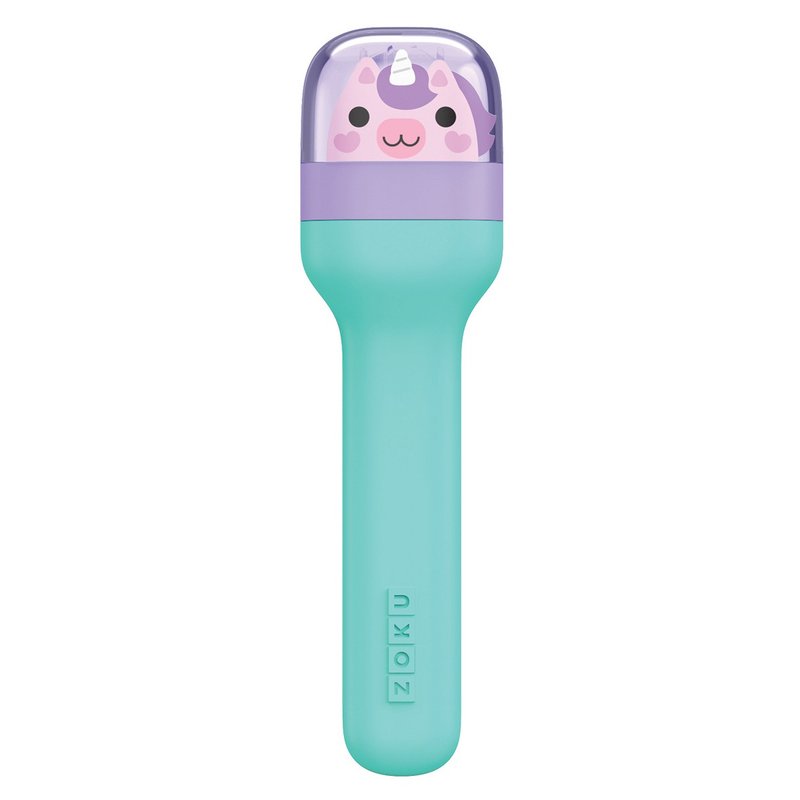 ZOKU 不锈钢外出便携式儿童餐具套装 - 萌萌独角兽 - 餐刀/叉/匙组合 - 不锈钢 紫色