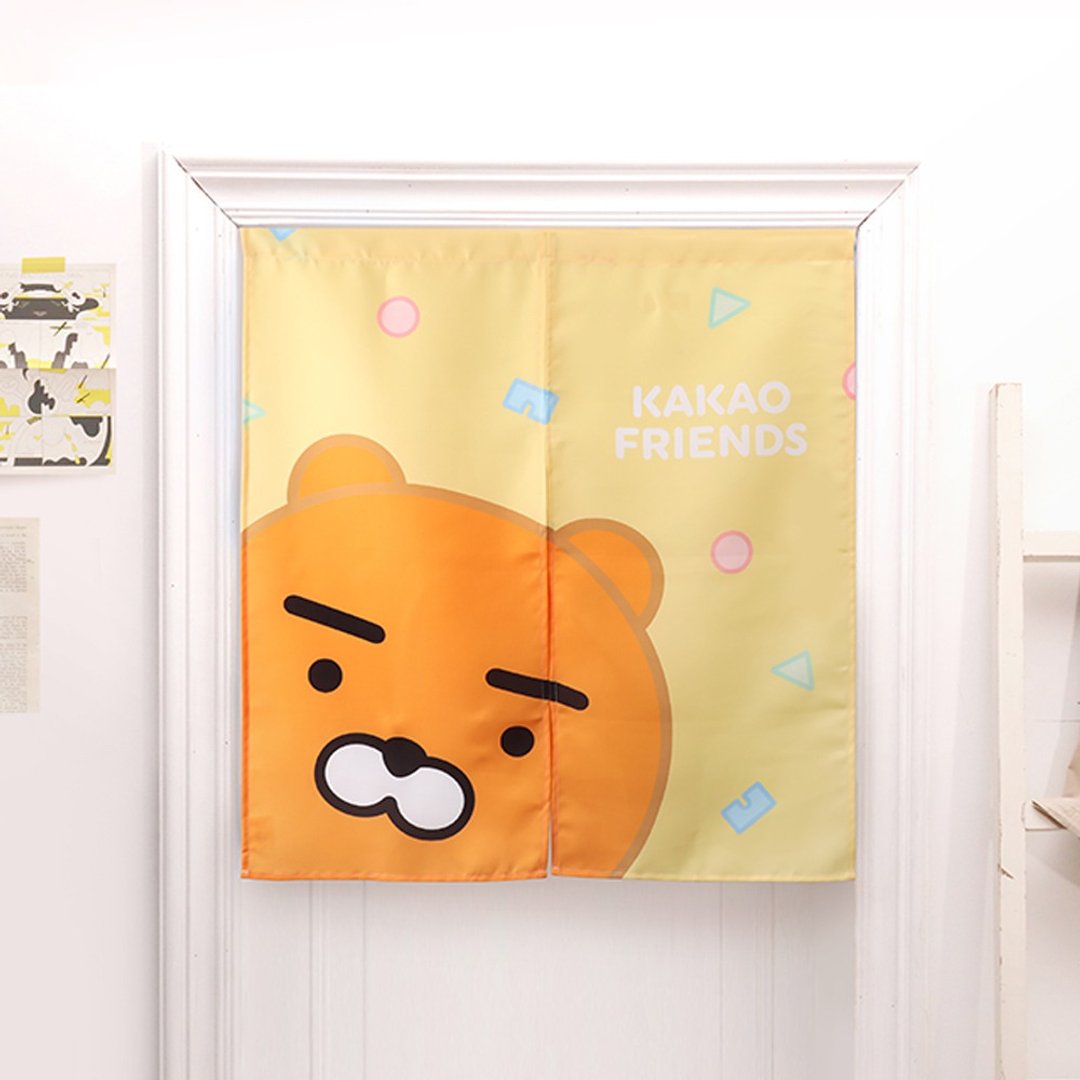 Kakao Friends短门帘- 正版授权 Ryan Apeach 莱恩桃子 居家用品 - 门帘/门牌 - 聚酯纤维 多色