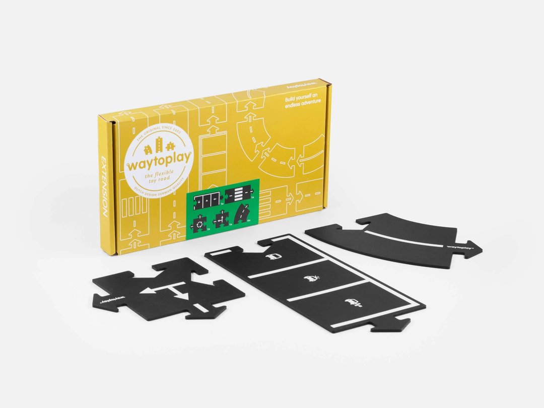Waytoplay - 道路搭建益智游戏/马路轨道 - 综合扩充组 - 桌游/玩具 - 橡胶 