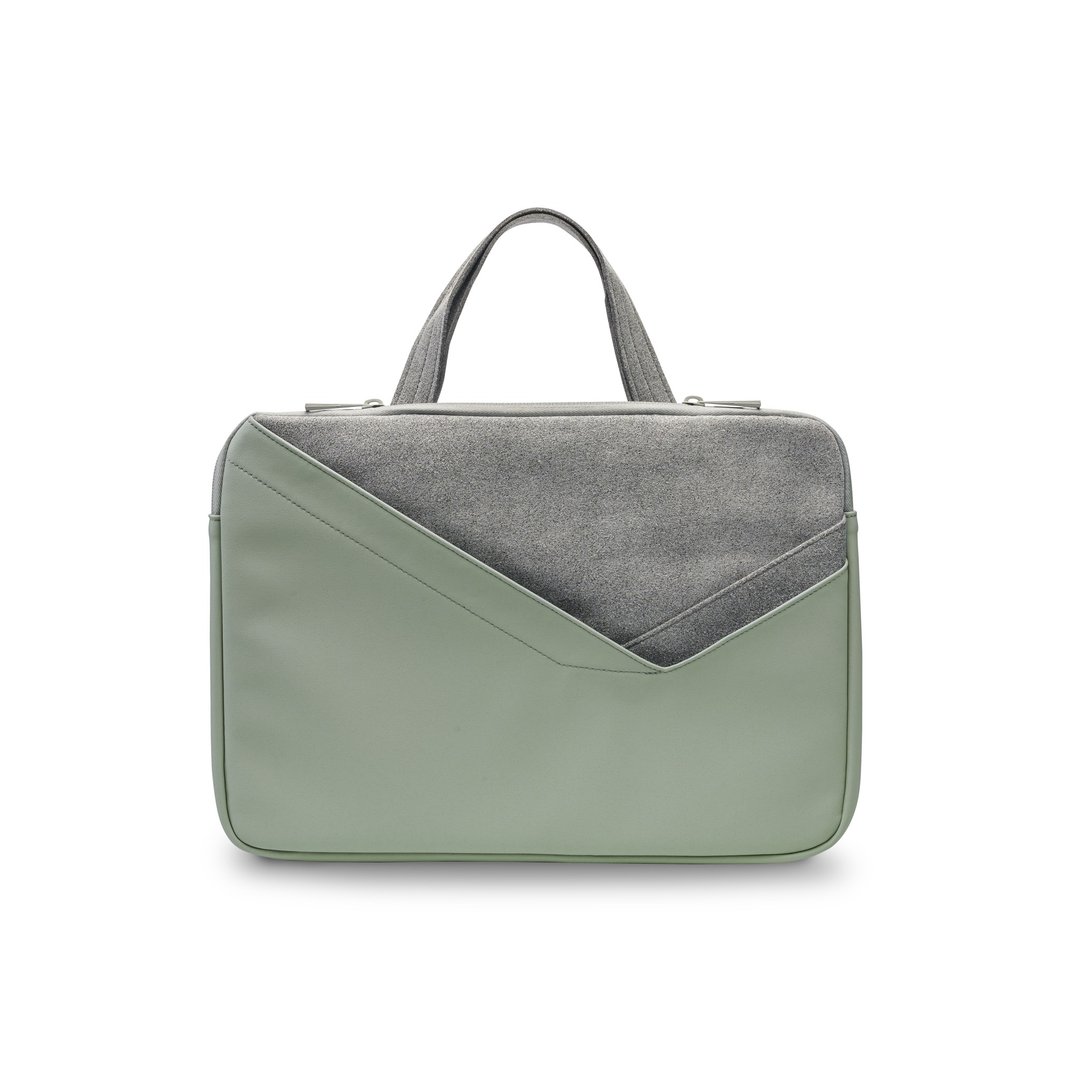V laptop sleeve 13寸两用V笔电包 电脑包 松林绿色 - 电脑包 - 人造皮革 绿色