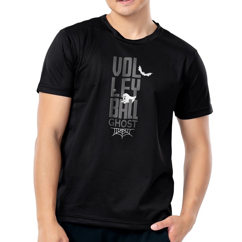 MIT专利呼吸衣-球魂系列-排球魂 吸湿排汗 排球衣 运动服 - 男装运动衣 - 聚酯纤维 黑色