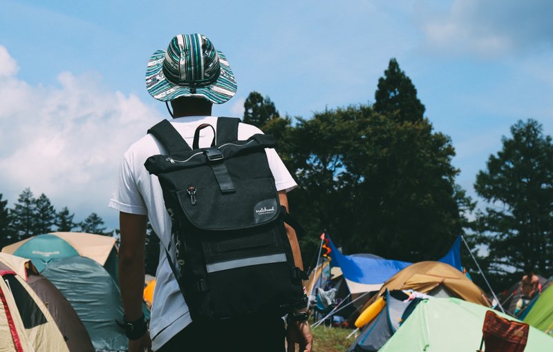 书包后背包 Matchwood Rider Backpack 可放17寸笔电  皮革黑银款 - 后背包/双肩包 - 防水材质 黑色