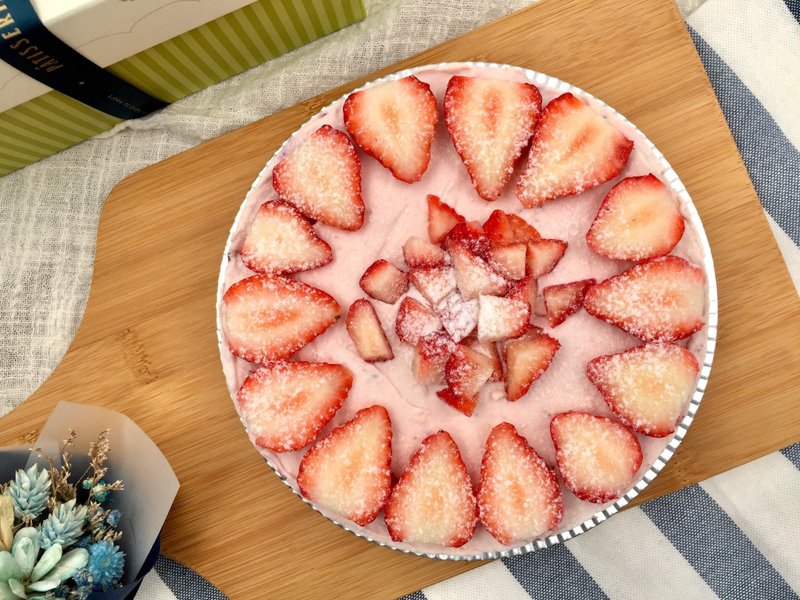 草莓生奶酪蛋糕 - 蛋糕/甜点 - 新鲜食材 